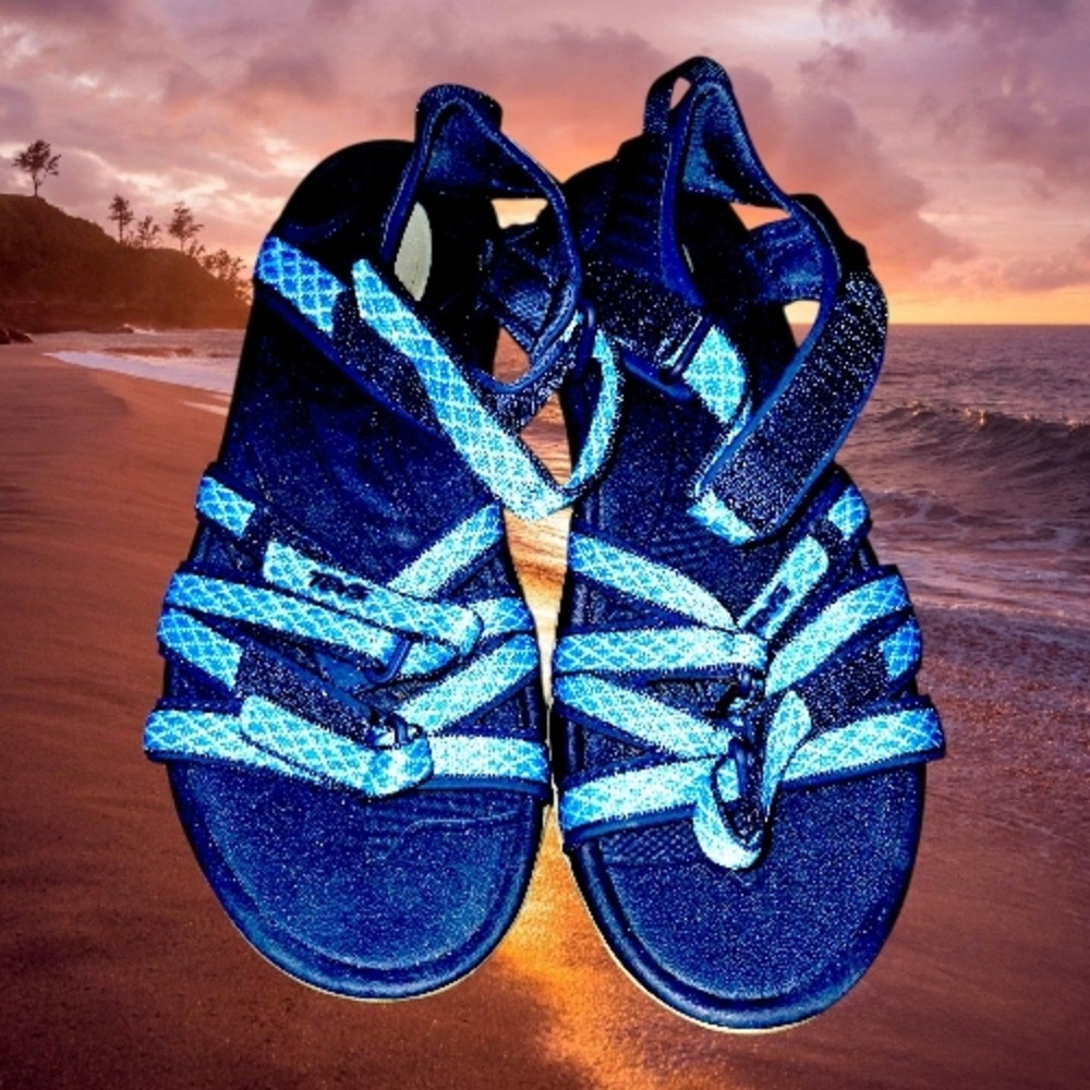 TEVA TIRRA WOMEN SPORT SANDALS BUENA POWERR BLUE US 6 /UK 4 /EU 37